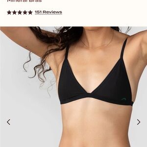 Huha Black String Bra